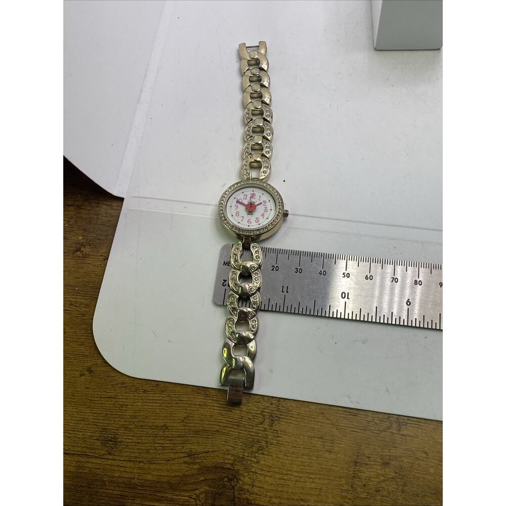 Custom Lucky Rhinestone Ladybug Watch New Battery - Picture 6 of 8